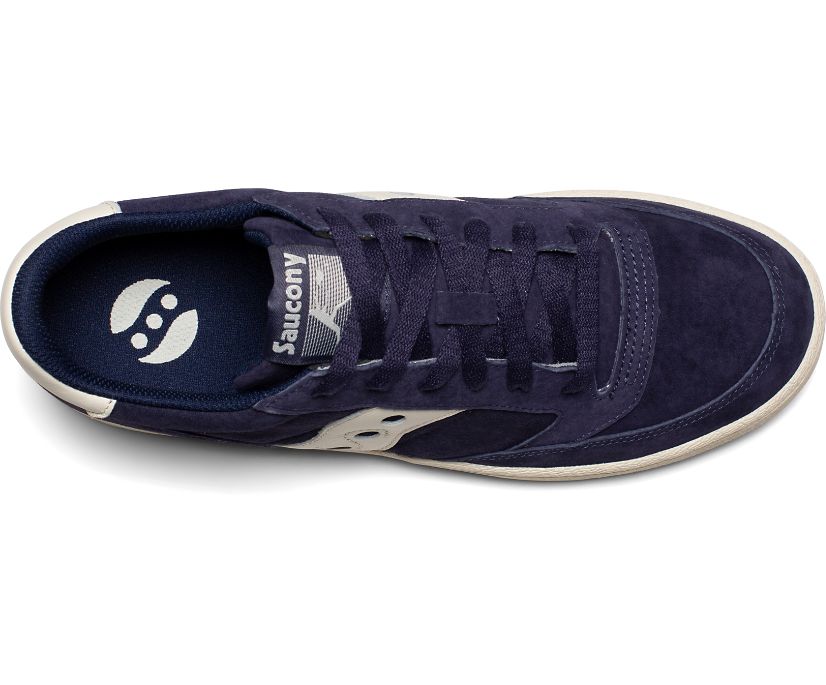 Saucony Jazz Court Nubuck Women's Originals Navy | AU 055EBCX